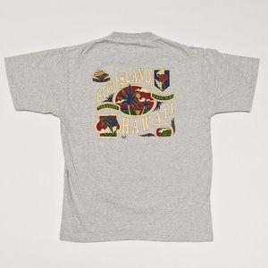 VTG 90s Hawaii Big Island Striped T-shirt